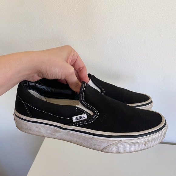 Black slip-on vans - Picture 2 of 3